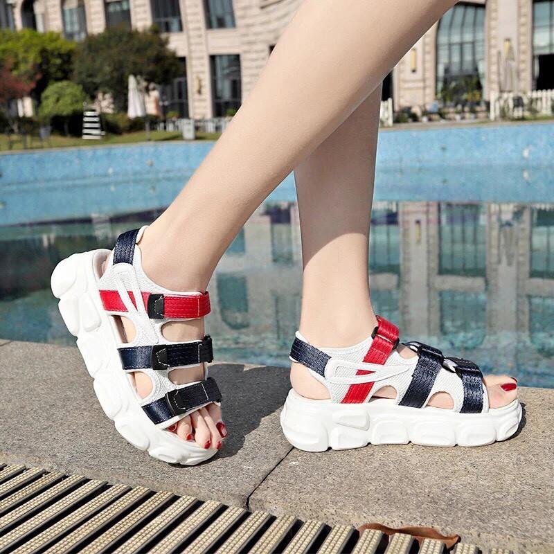 SANDAL ĐẾ CAO QUAI MÀU NỔI BẬT 2020 SIÊU HOT (SDFL 5 phân)