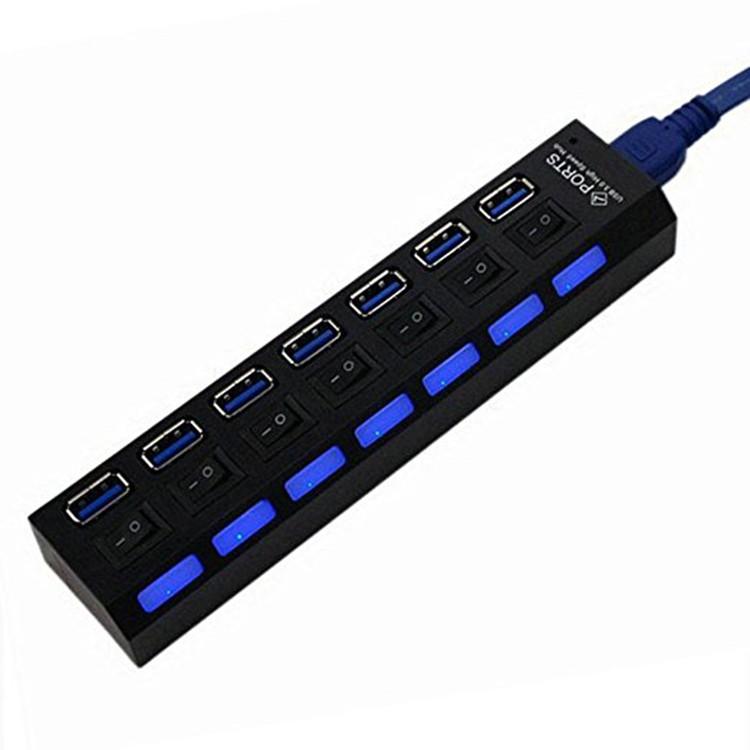 Hub USB 7 port - 3.0 có công tắc