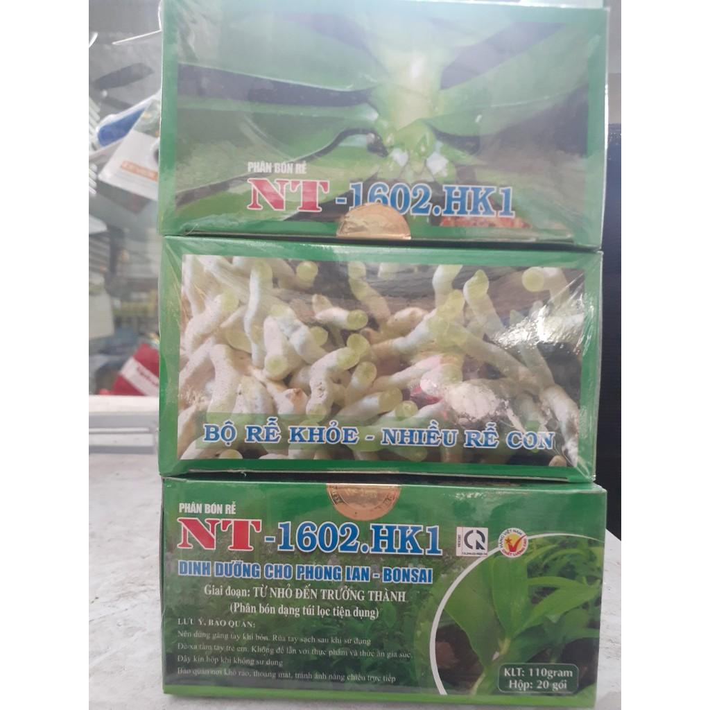 Phân bón dạng túi lọc cho Lan NT-1602.HK1 - dùng giai đoạn từ cây con đến trưởng thành.