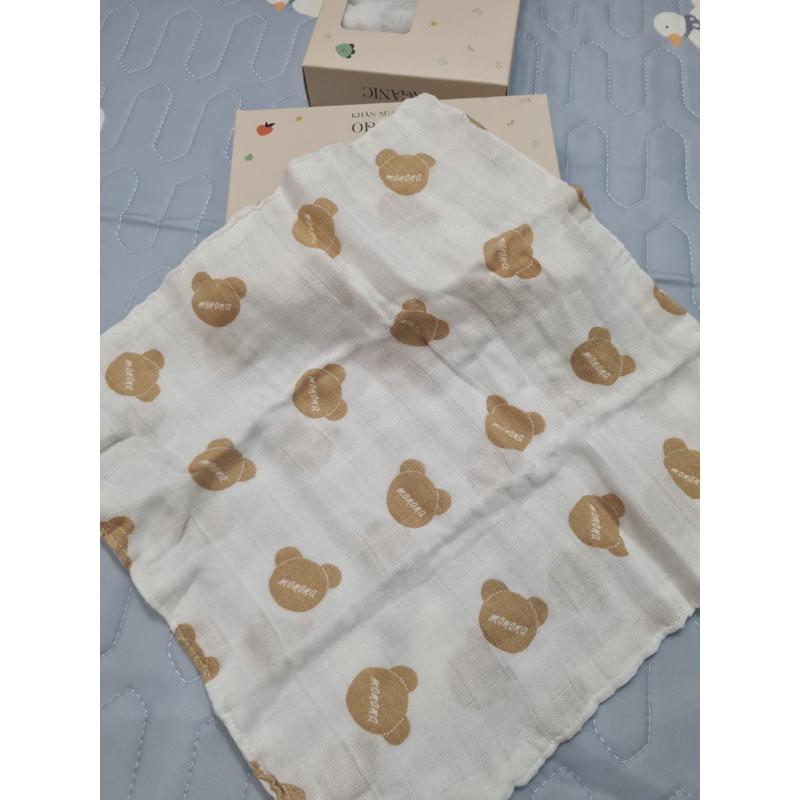 Hộp 5 Khăn Sữa Sợi Tre 4 Lớp Mềm Mại, Thấm Hút Tốt Monona KT 30x30cm