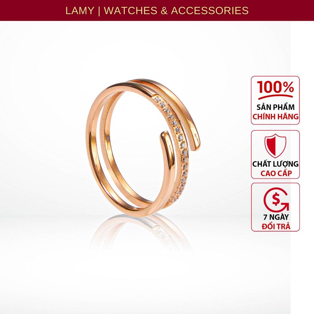 Nhẫn CDE Triple Spiral Ring Rose Gold CDE1412