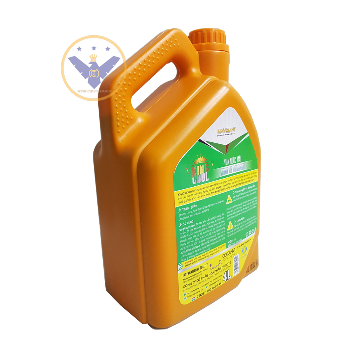 COMBO 2 Nước làm mát xe ô tô KINGCOOL SUPER can 4L