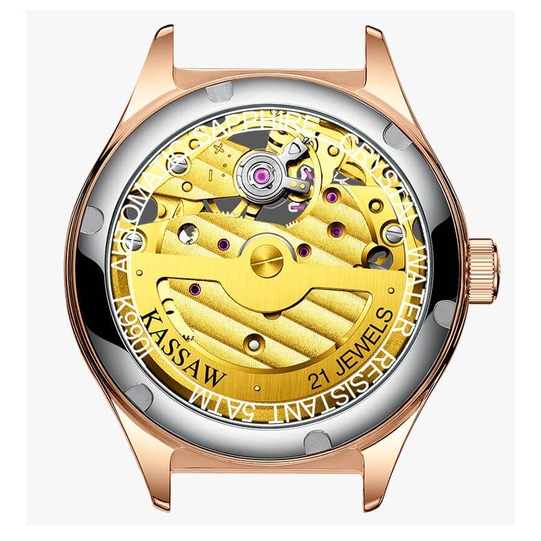 Đồng hồ nữ chính hãng KASSAW K990-6 Chống Nước ,chống xước ,kính sapphire Thời Trang Cho Nữ