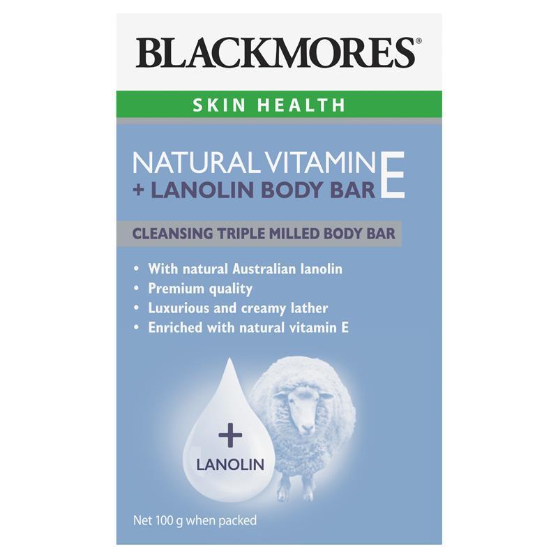 Blackmores Natural Vitamin E Body Bar 100g