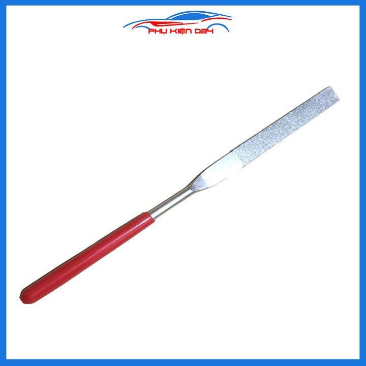 Bộ 10 đầu mài kim cương dũa kim loại 180x5mm mũi tùy chọn tam giác, dẹt, lòng mo, tròn