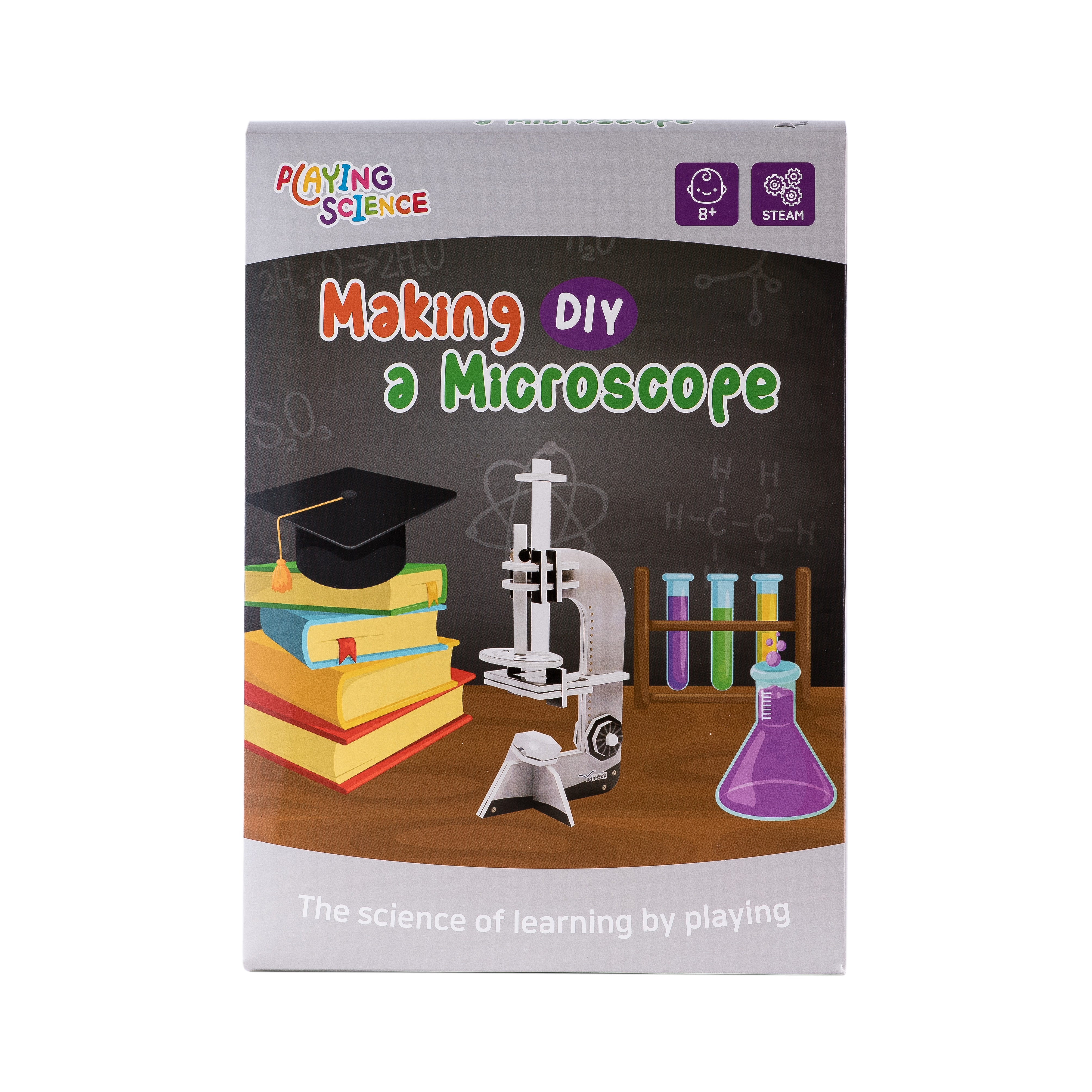 Đồ chơi khoa học STEAM KÍNH HIỂN VI (Making a Microscope) - Playing Science Hàn Quốc - Loại tự lắp ráp dành cho học sinh tiểu học phù hợp cả nam và nữ