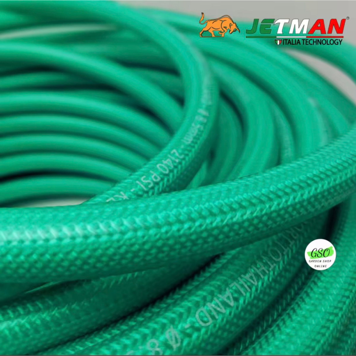Dây phun áp lực cá sấu hiệu JETMAN - bền bỉ - chất lượng cao- dùng phun thuốc, xịt rửa xe kích cỡ 8.5MM