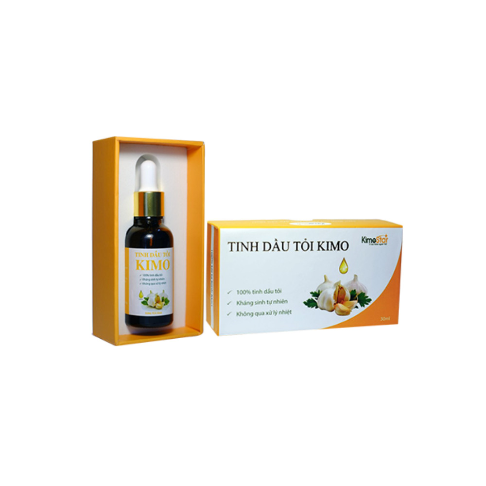 Combo 2 chai Tinh dầu tỏi KIMO I 100% tinh dầu tỏi nguyên chất