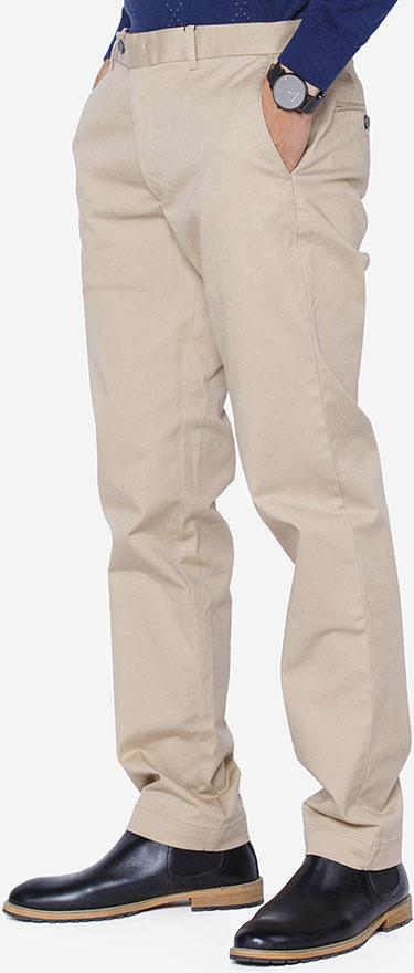 Quần kaki nam ALIGRO chất liệu kaki mềm mịn cao cấp dáng slimfit màu be ALGK014