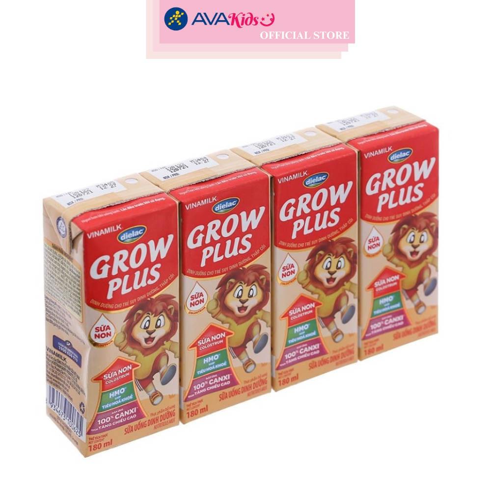 Thùng 48 hộp sữa non pha sẵn Dielac Grow Plus 180 ml (từ 1 tuổi)