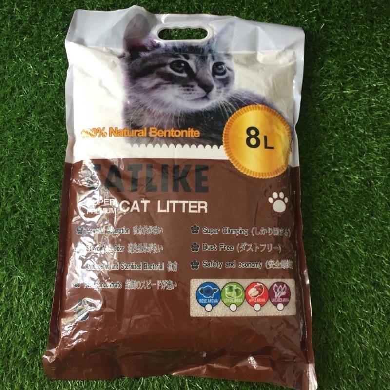 Cát vệ sinh cho mèo Cat Litter - Cát mèo vệ sinh khử mùi diệt khuẩn Catlike 8l