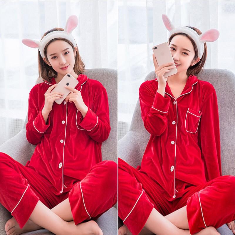 Băng đô nữ tai thỏ vải nhung siêu xinh