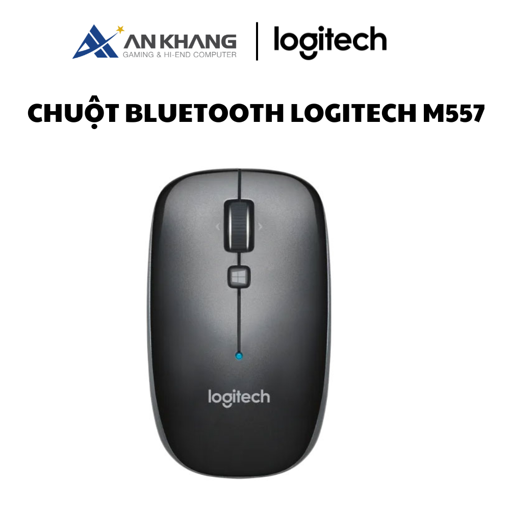 Chuột không dây Bluetooth Logitech M557 - Hàng Chính Hãng - Bảo Hành 36 Tháng