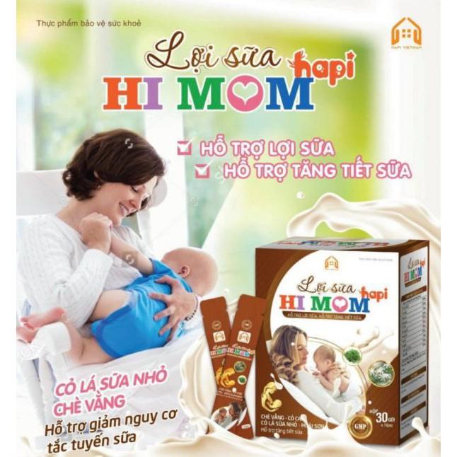 Lợi sữa Himom dạng cao lỏng cao cấp hỗ trợ tăng tiết sữa, giảm nguy cơ tắc tuyến sữa (hộp 30 gói)