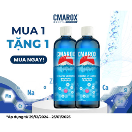 Khoáng Vi Lượng CMAROX 1.000ppm Chai 500ml - Bổ Sung Khoáng Chất Cho Cơ Thể