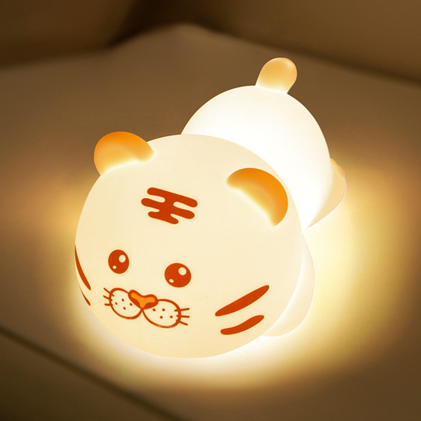 Cartoon LED Sleeping Night Light Touch Sensor Bedside