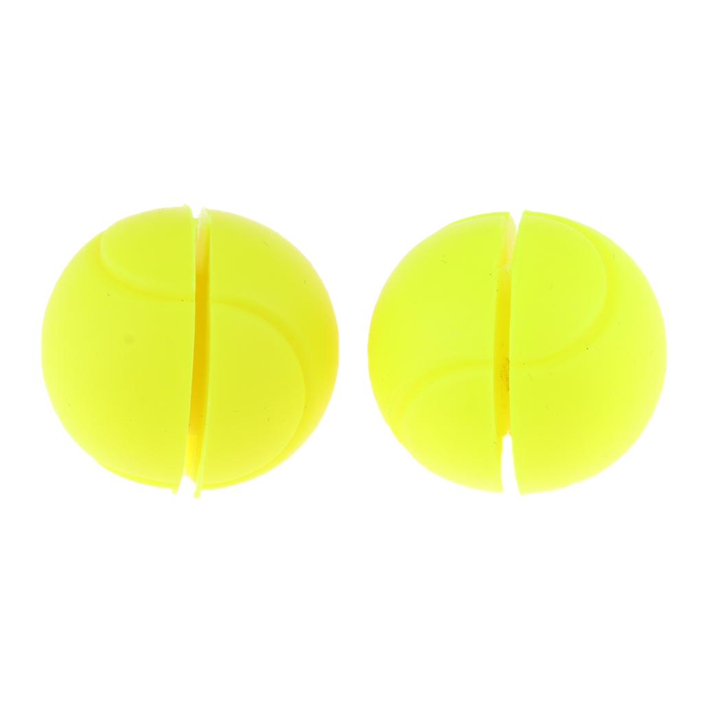 1 Pair Silicone Tennis Racket Vibration Dampers Racquet Shock Absorbers for Tennis Rackets Strings