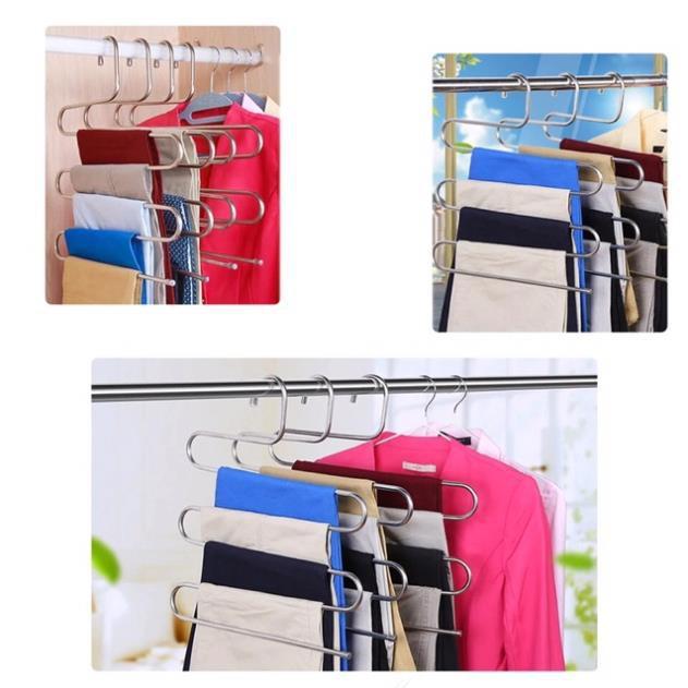 Mắc treo quần áo 5 tầng