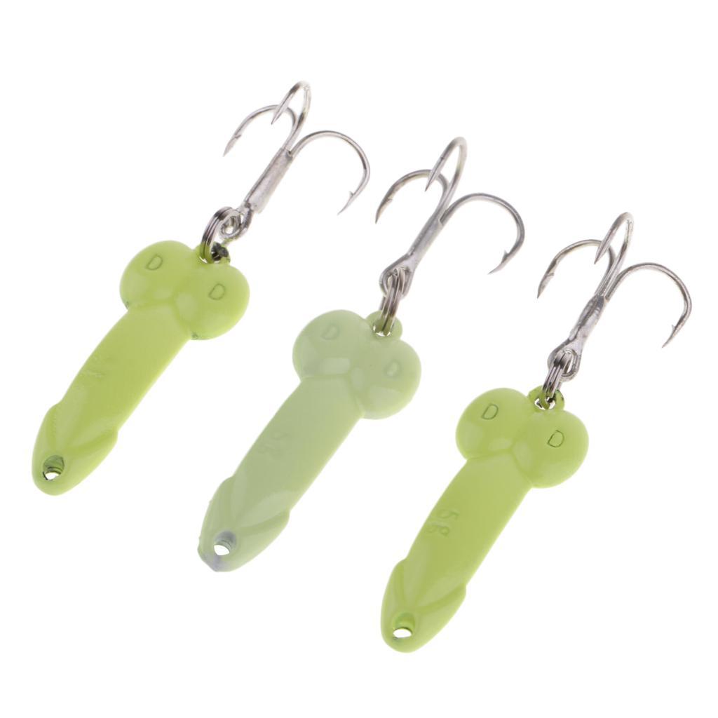 3Pcs 3.5cm Artificial Simulation Metal Sequins Metal Sequins Fishing Hooks