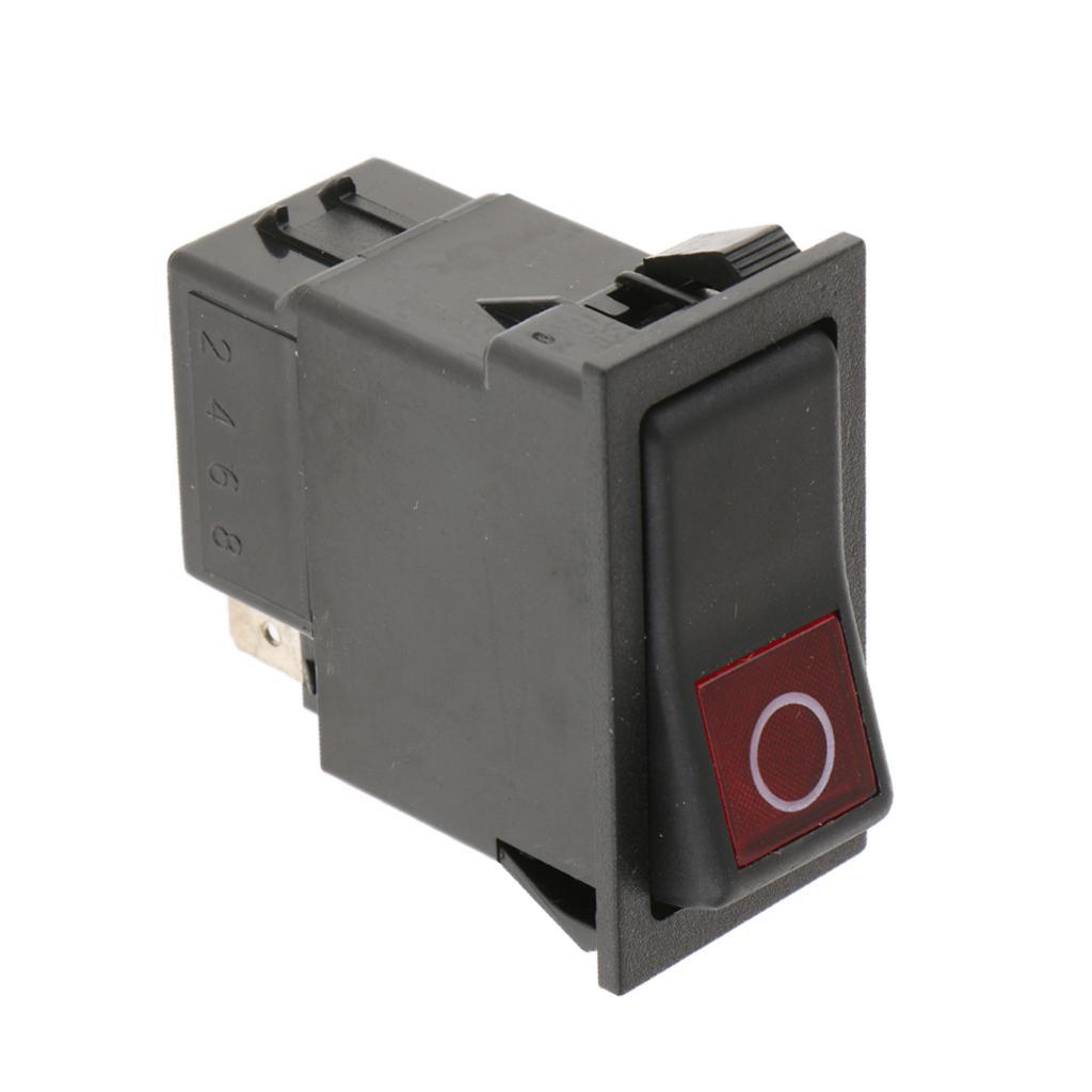 3X  2-Pin  rocker Switch Water Fused Capped ABS Toggle Switch