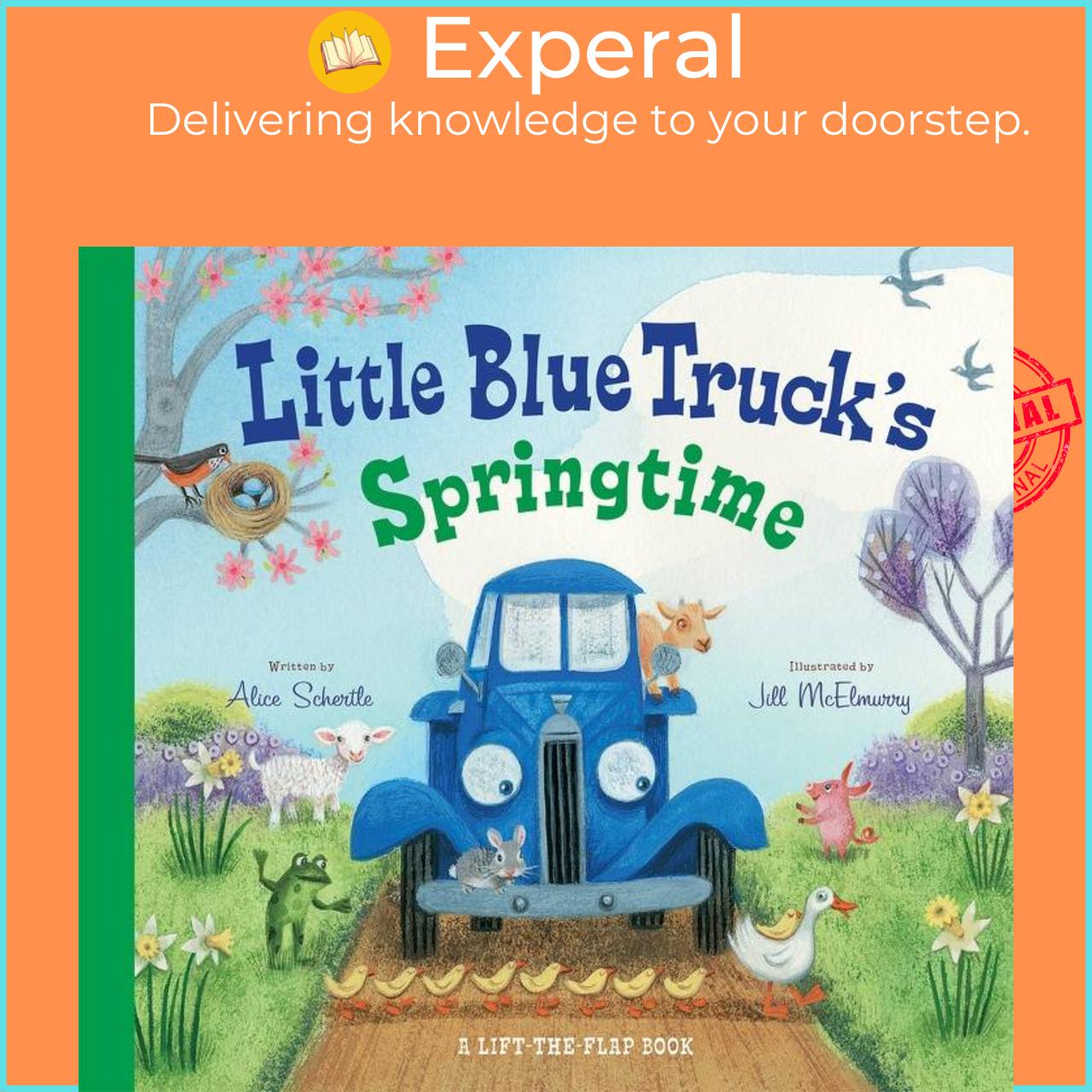 Sách - Little Blue Truck's Springtime - An Easter And Springtime Book For Kids by Alice Schertle (boardbook)