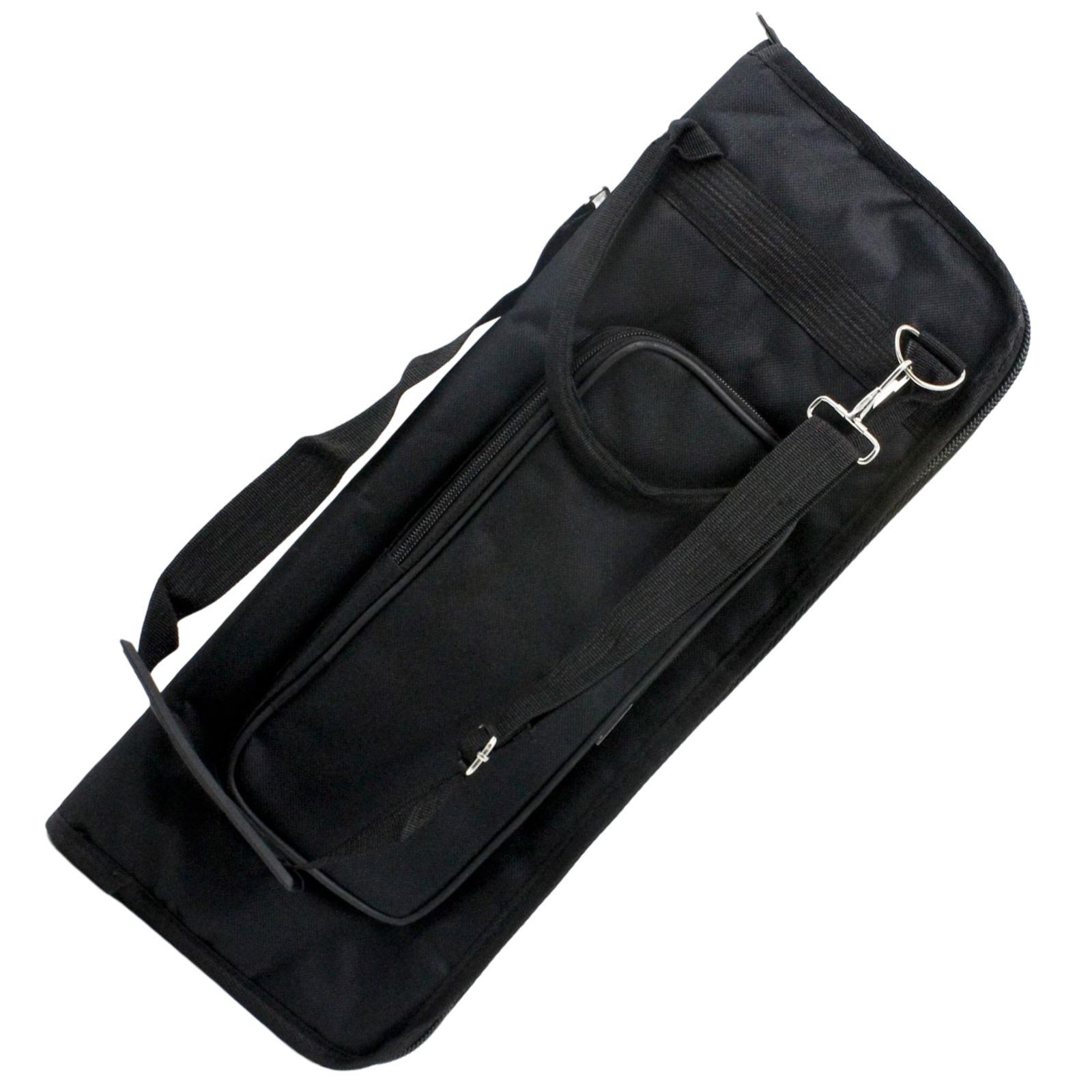 Adjustable Drum Stick Gig Bag 5 Pockets Drumstick Carry Case for Concert