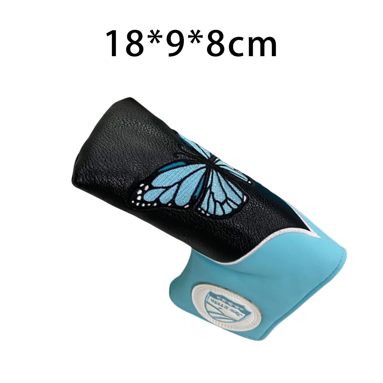 Fashion Golf Putter Head Cover Protector PU Leather Golf Club Head Cover