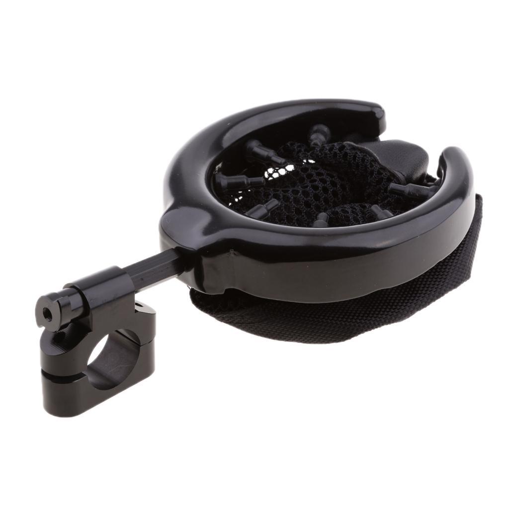 Motorcycle Motorbike Handlebar Cup Holder Black Metal Drink For Harley Models 7/8 Inch