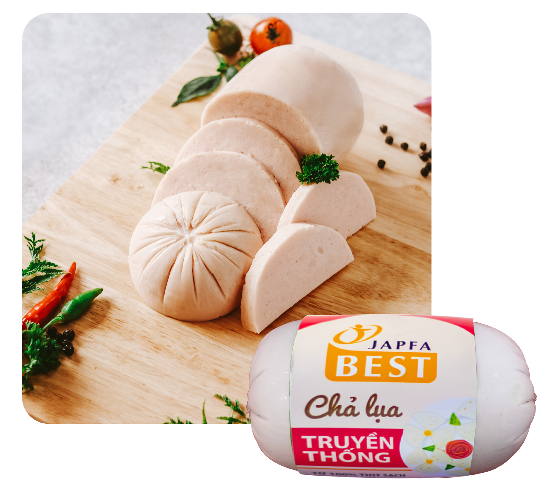 Chả lụa Truyền Thống Japfa Best - 500g