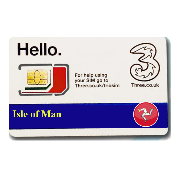 Sim du lịch Isle of Man 4G tốc độ cao