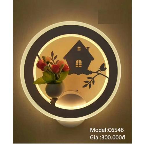 Đèn gắn tường - 8 mẫu sinh động,đèn trang trí, đèn phòng nghỉ đèn decor