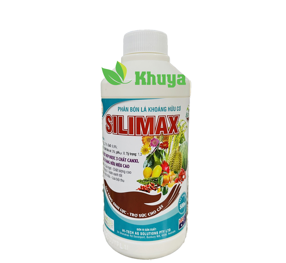 Phân bón lá hữu cơ Silimax chai 500ml CÓ MÃ QR chính hãng Lộc Trời