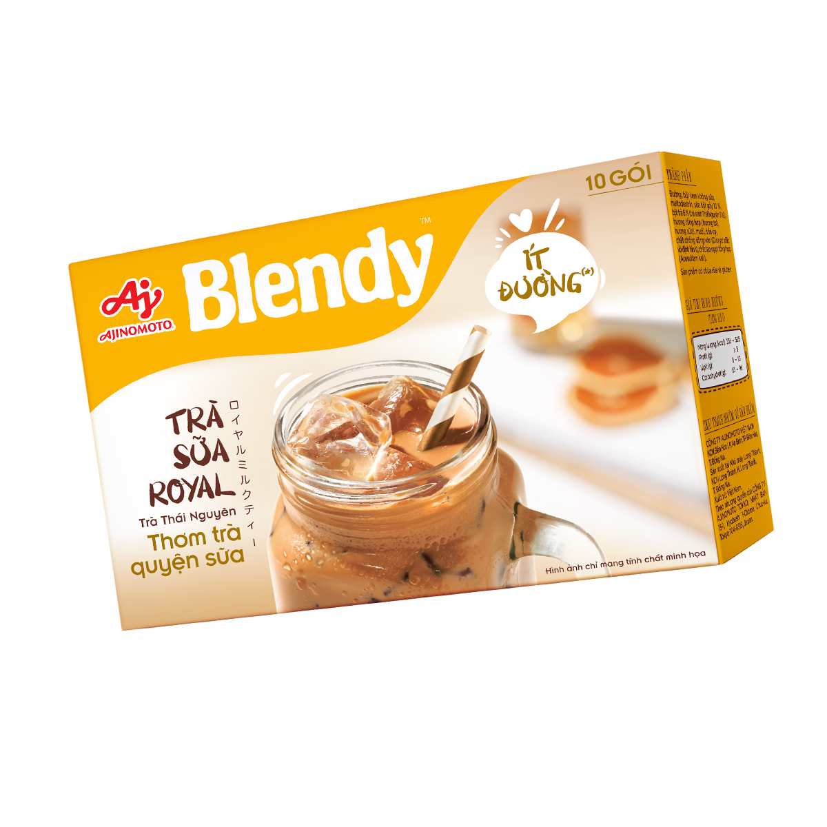 Combo 2 Hộp Trà sữa Royal Blendy® 144g/Hộp (1 Hộp 8 Gói)