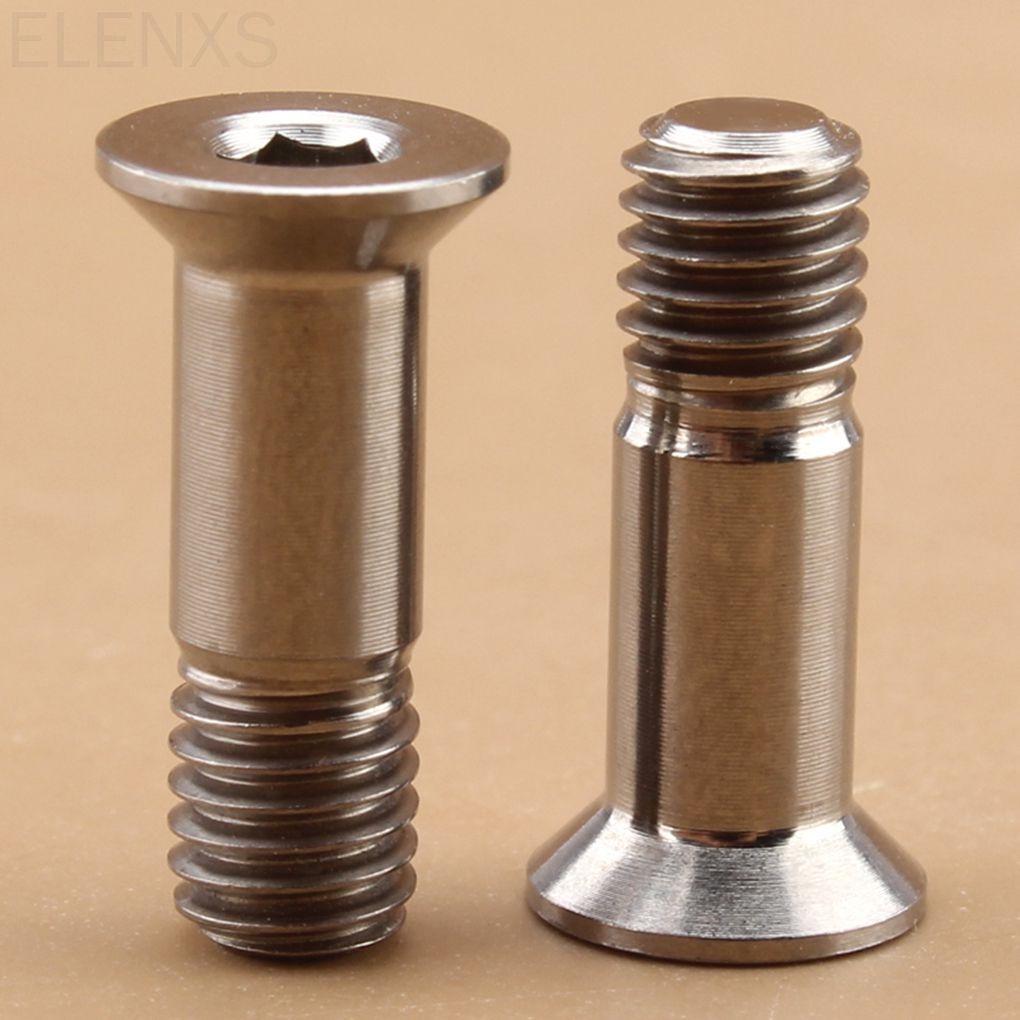 Bicycle Bike Titanium Alloy M5 Screws Cycling Rear Derailleur Pulley Guide Wheel Bolts ELEN