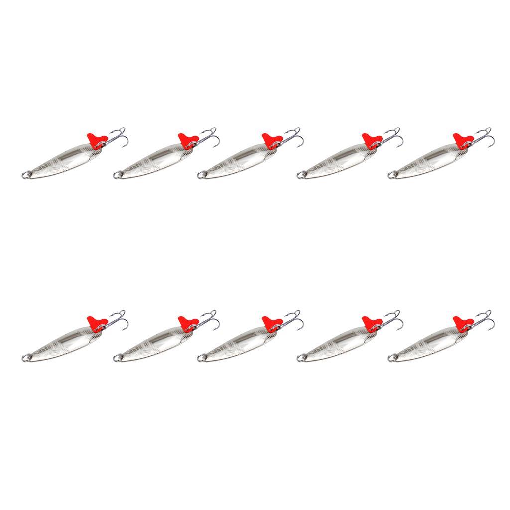 10pcs Fishing Baits Sequins Fishing Baits Replacement Supplies