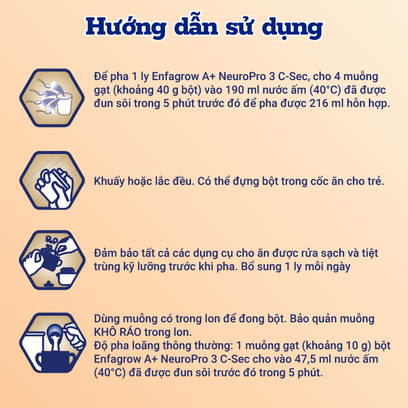 Thực phẩm bổ sung Enfagrow A+ NeuroPro 3 C-Sec 800g