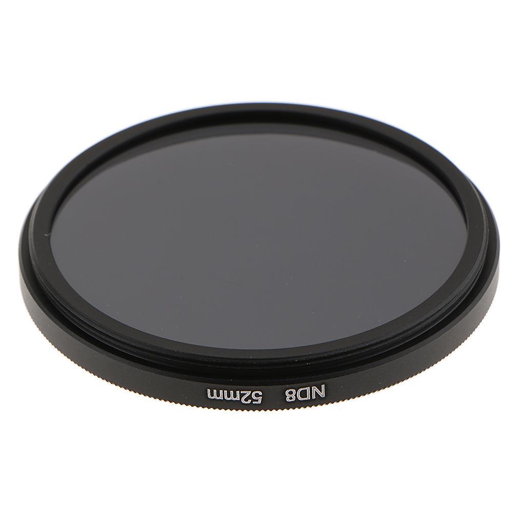 52mm Multi-Coating Film Neutral Density ND Filter ND8 for DSLR Camera Lens