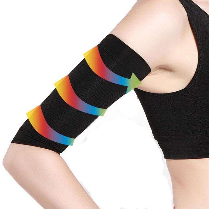 1 Cánh Tay Tông Đơ Cắt Neoprene Cánh Tay Nữ Điều Khiển Shapers Tay Dây Cánh Tay Shaper Thon Gọn Hơn Cho Nữ Color: 1Pair Black