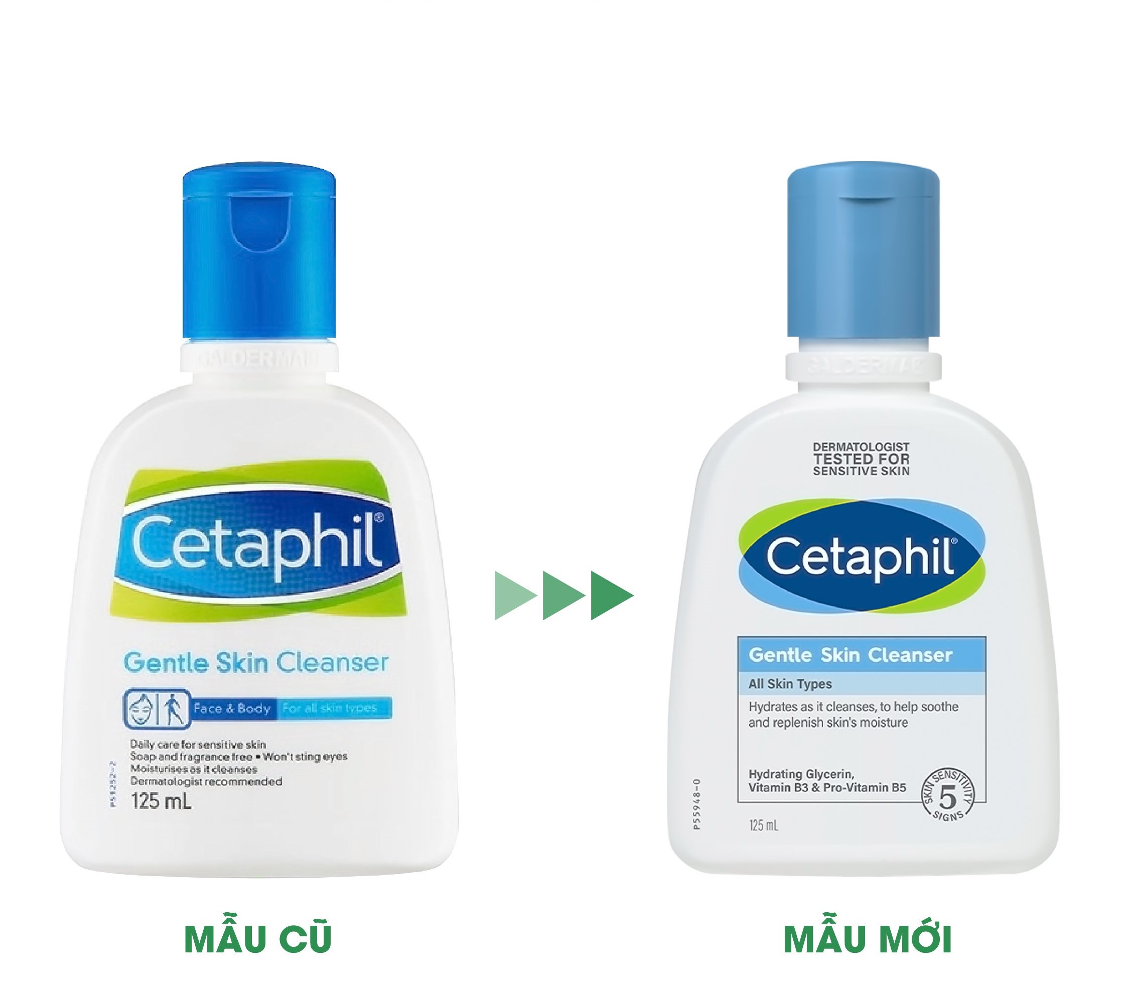 Sữa rửa mặt làm sạch dịu nhẹ không xà phòng Cetaphil Gentle Skin Cleanser 125ml