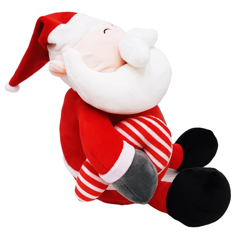 Thú Nhồi Bông Ông Già Noel Mặc Áo Thêu 35 cm - ZooZoo 50210
