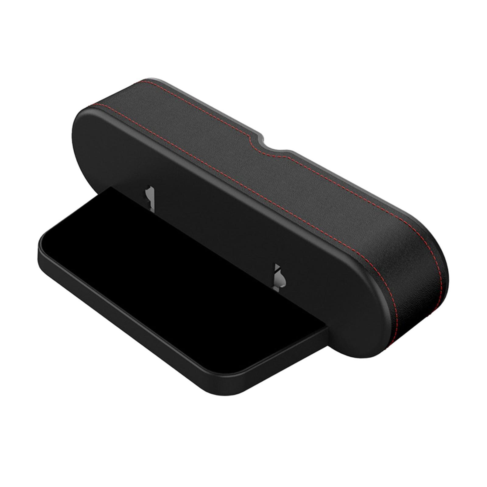 Car Seat  Organizer W/ Cup Holder for Phones Keys Cards Black