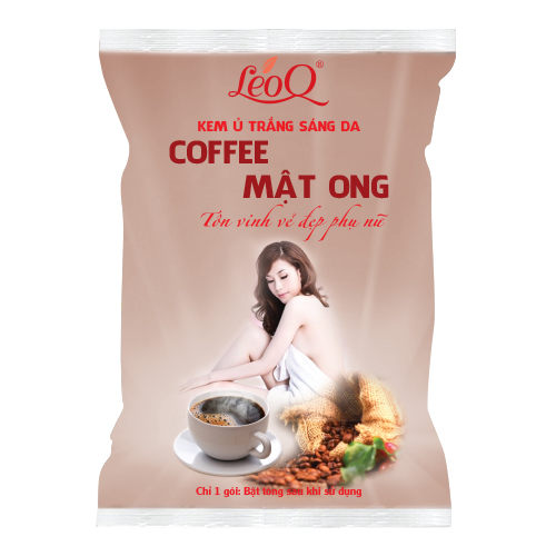 LEOQ KEM Ủ TRẮNG SÁNG DA TINH CHẤT CAFE MẬT ONG 110G