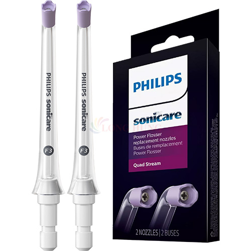 Đầu xịt thay thế máy tăm nước vệ sinh răng miệng Philips Sonicare F3 Quad Stream nozzle HX3062/00 - Hàng chính hãng