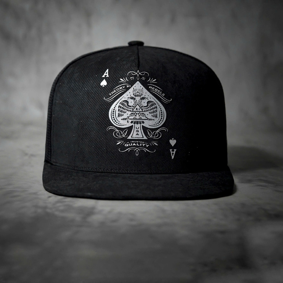 Nón hiphop, mũ snapback Lá bài Át bích phối vải kaki form chuẩn phong cách đường phố siêu đẹp