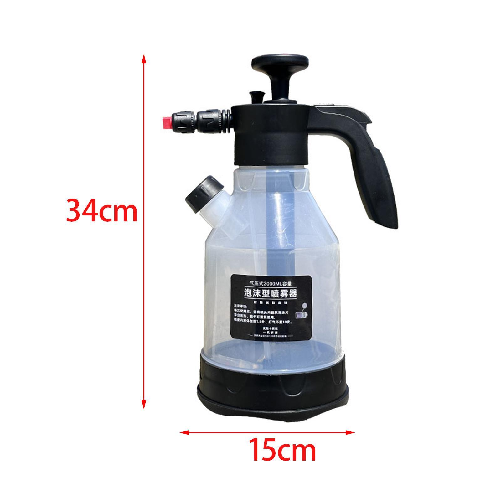 Foam Sprayer 2L Potable Portable Garden Pump Sprayer for Vehicle Lawn Window