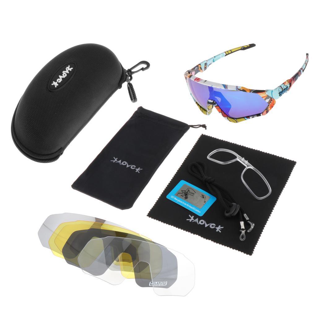 New Bike Professional Polarized Cycling Glasses Sports Sunglasses UV400