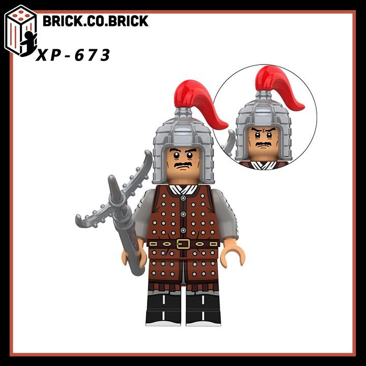 Đồ chơi Lắp Ráp Phát Triển Trí Tuệ Kỵ Binh Chiến đấu Giáp Sĩ Minifig KT1091 set 2