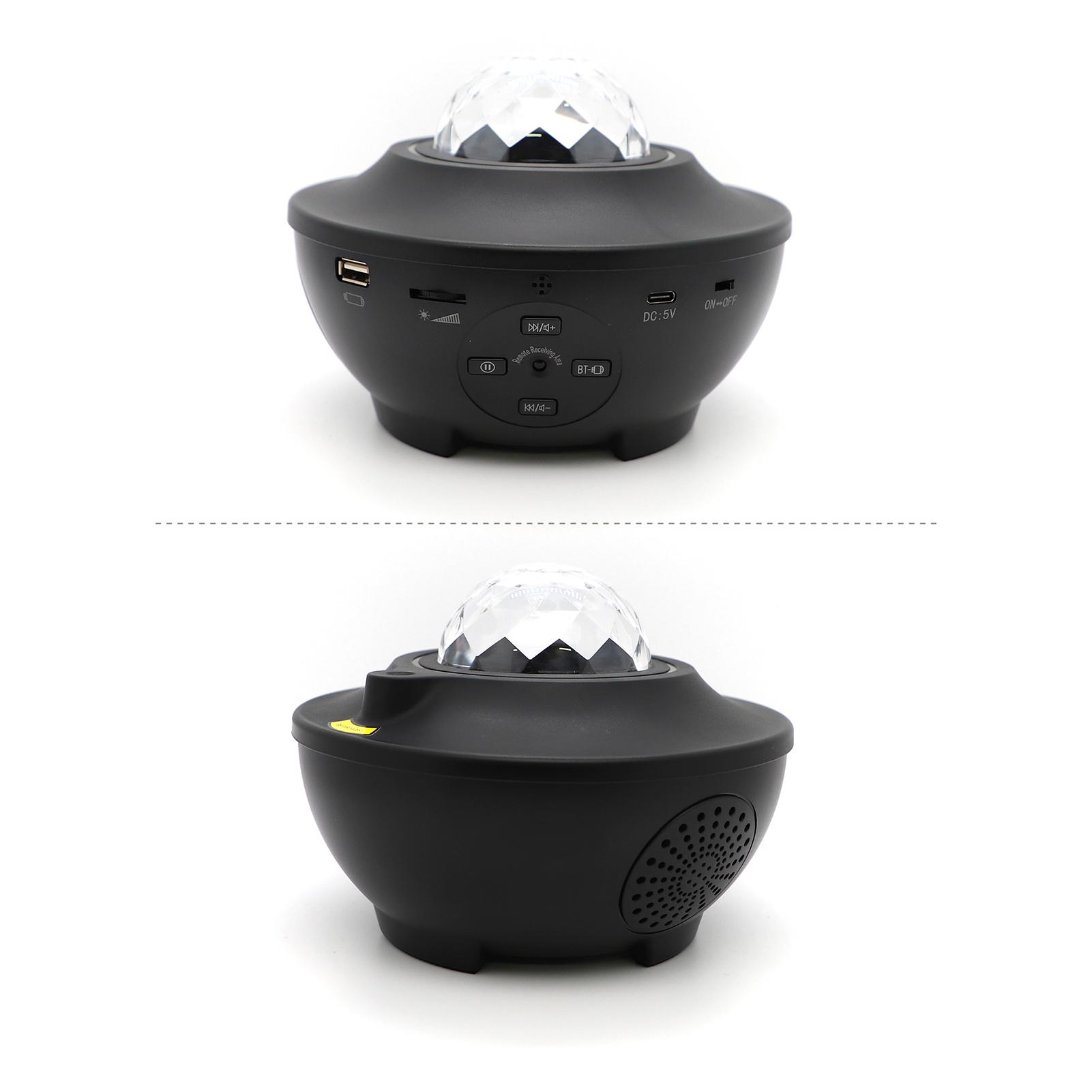 Đèn LED phản chiếu ngôi sao tạo hiệu ứng dải ngân có nhạc BT 10 Màu sắc có Voice & Ứng dụng & Điều khiển từ xa