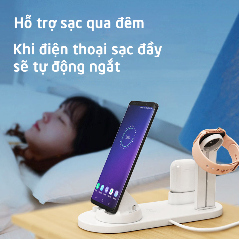 Sạc không dây đa năng, công nghệ sạc không dây hiện đại, tiện tích- K1367