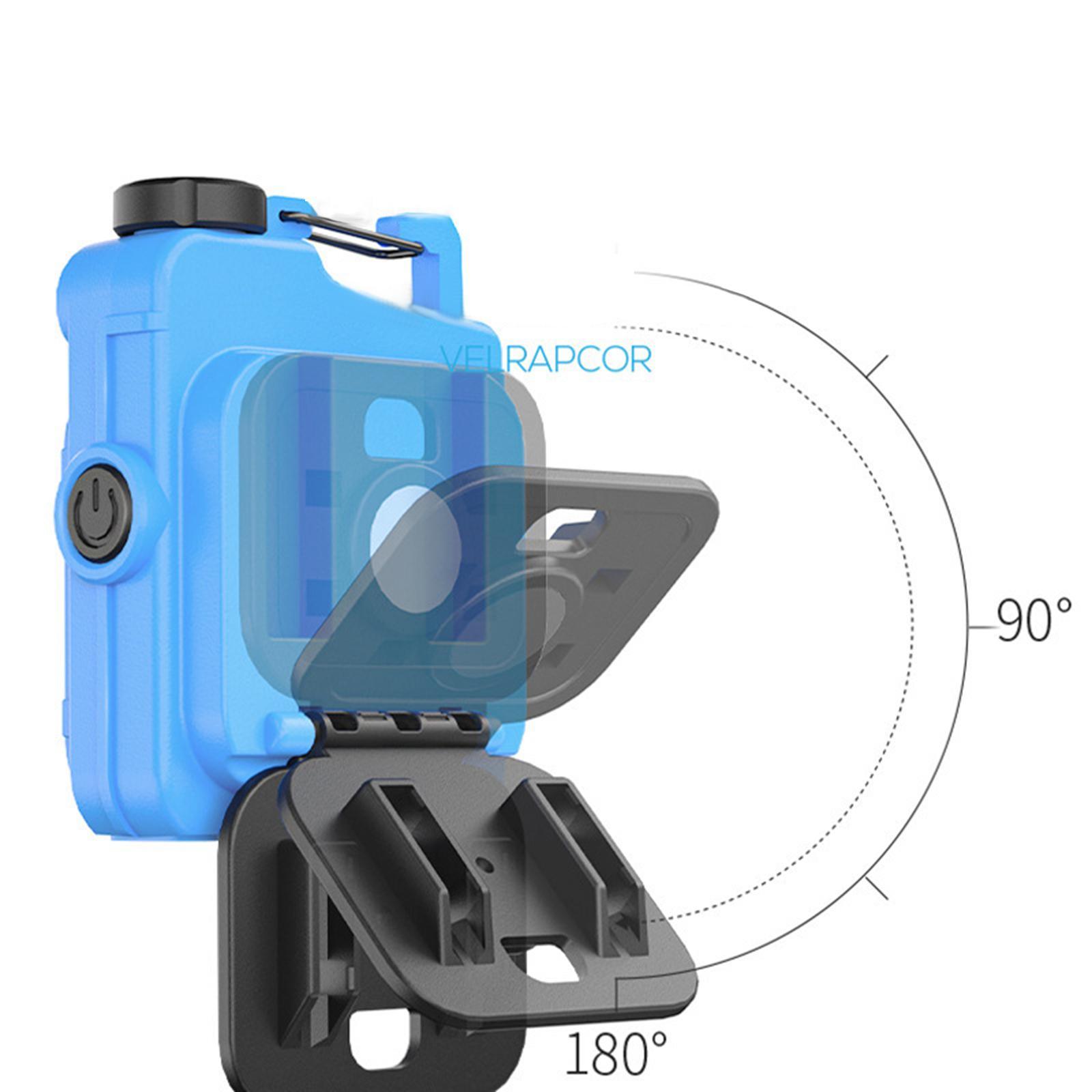 Mini LED Flashlight Bright Multifunction Backpacking COB Work Light Keychain